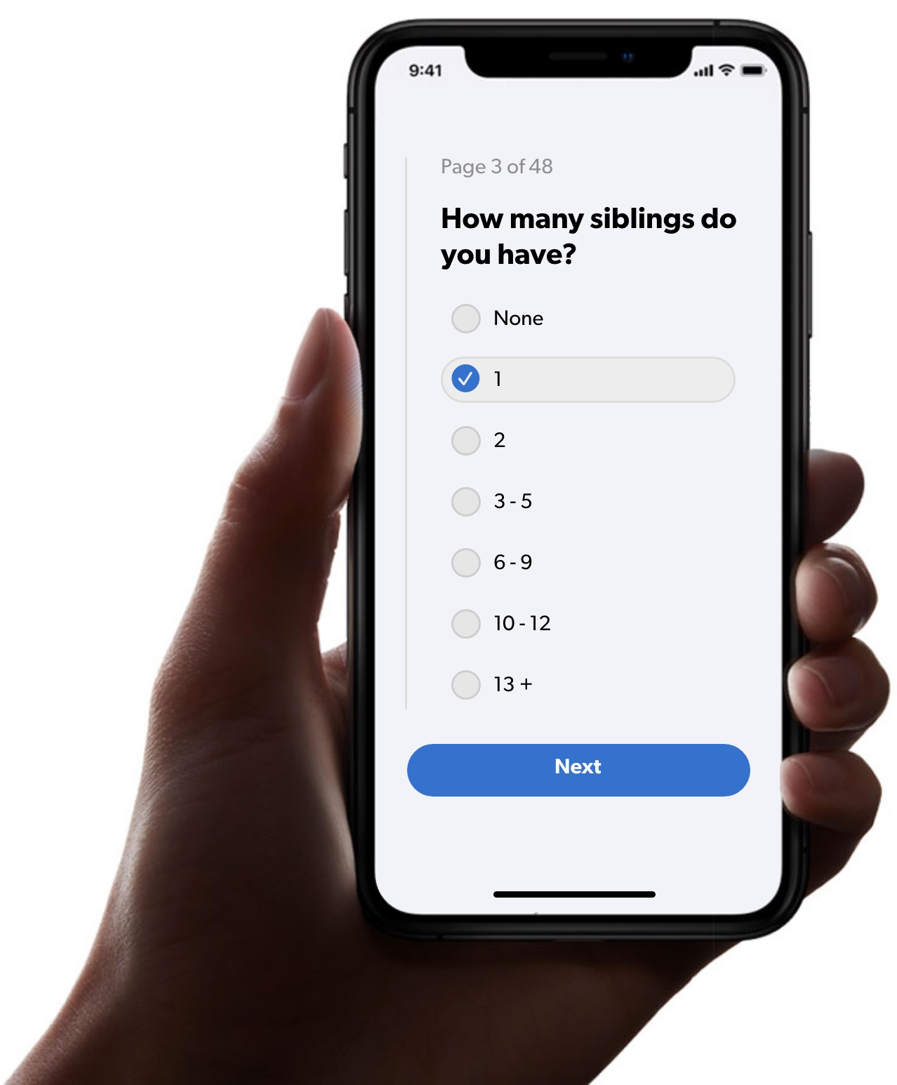 The Cambridge Code iPhone questionnaire